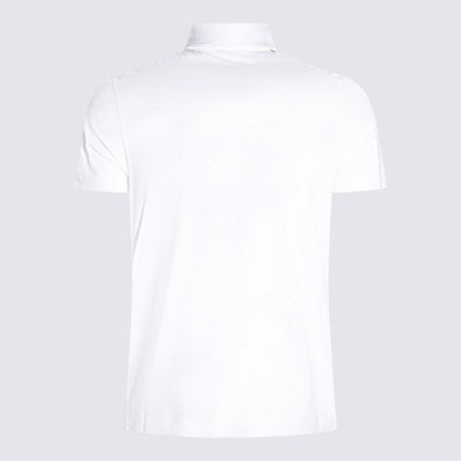 Malo White Cotton Polo Shirt