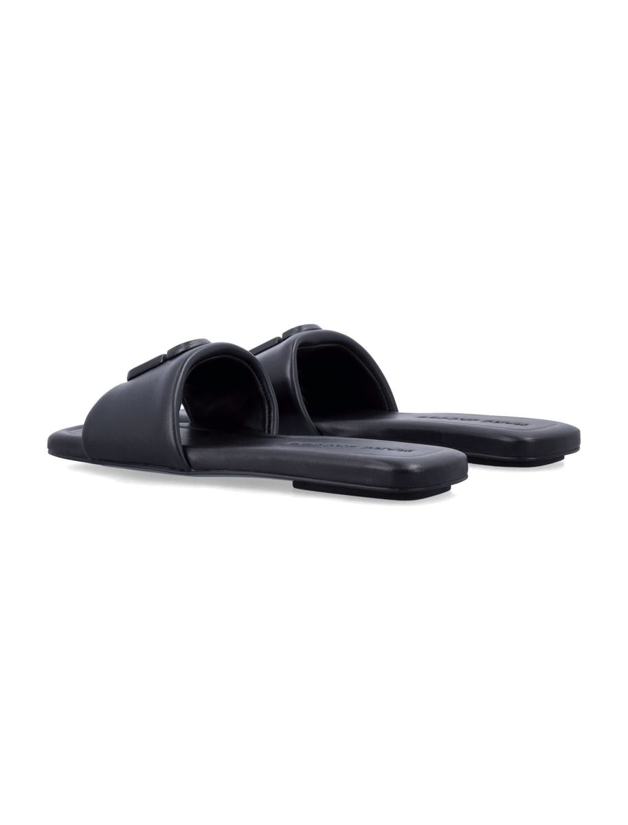 Marc Jacobs The J Marc Flat Leather Sandal