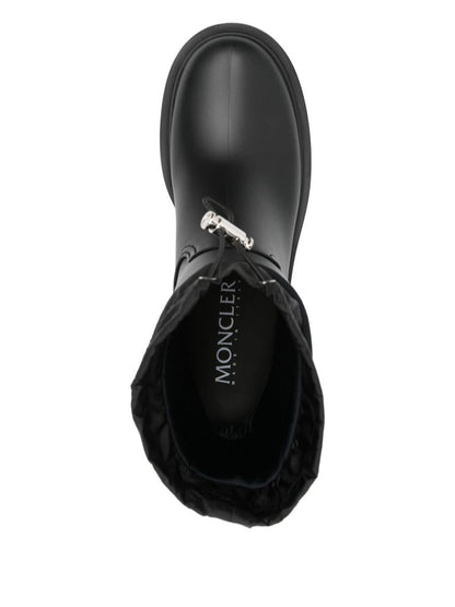 Moncler Black 'Kickstream' Rain Boots