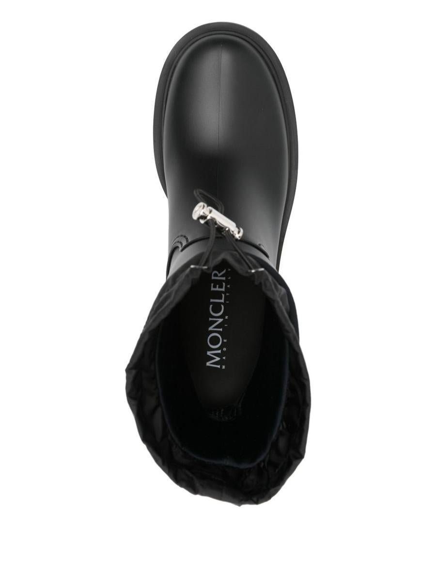 Moncler Black 'Kickstream' Rain Boots