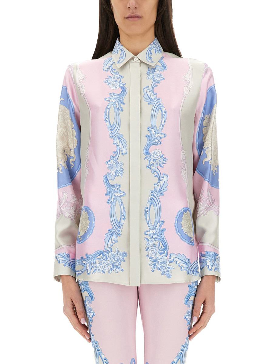 Versace Silk Shirt "Cameo"