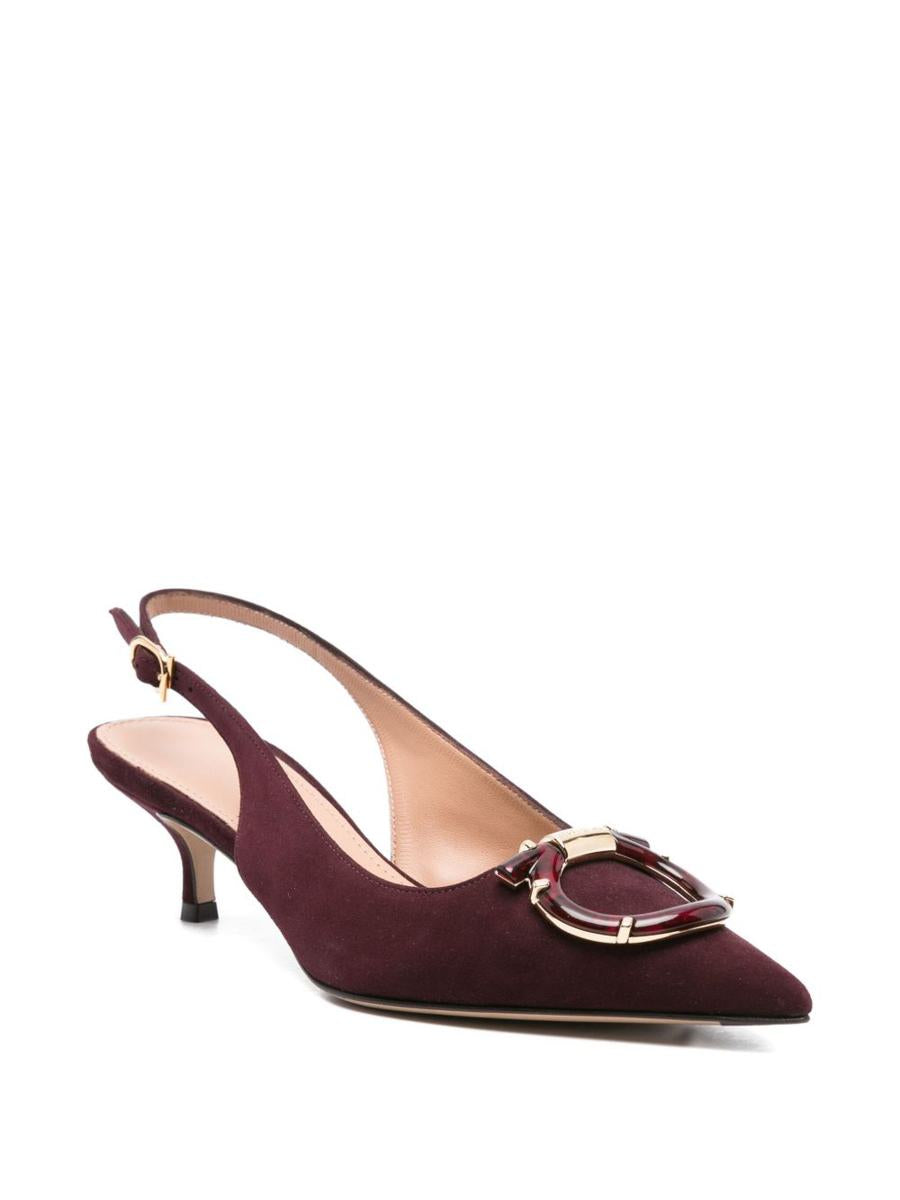 Salvatore Ferragamo Leather Slingback Pumps