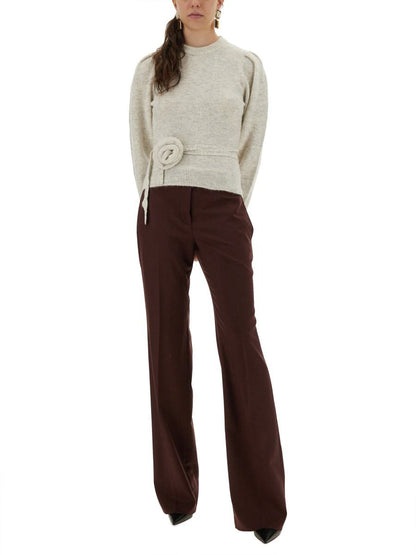 Rotate Birger Christensen Mesh With Flower Detail