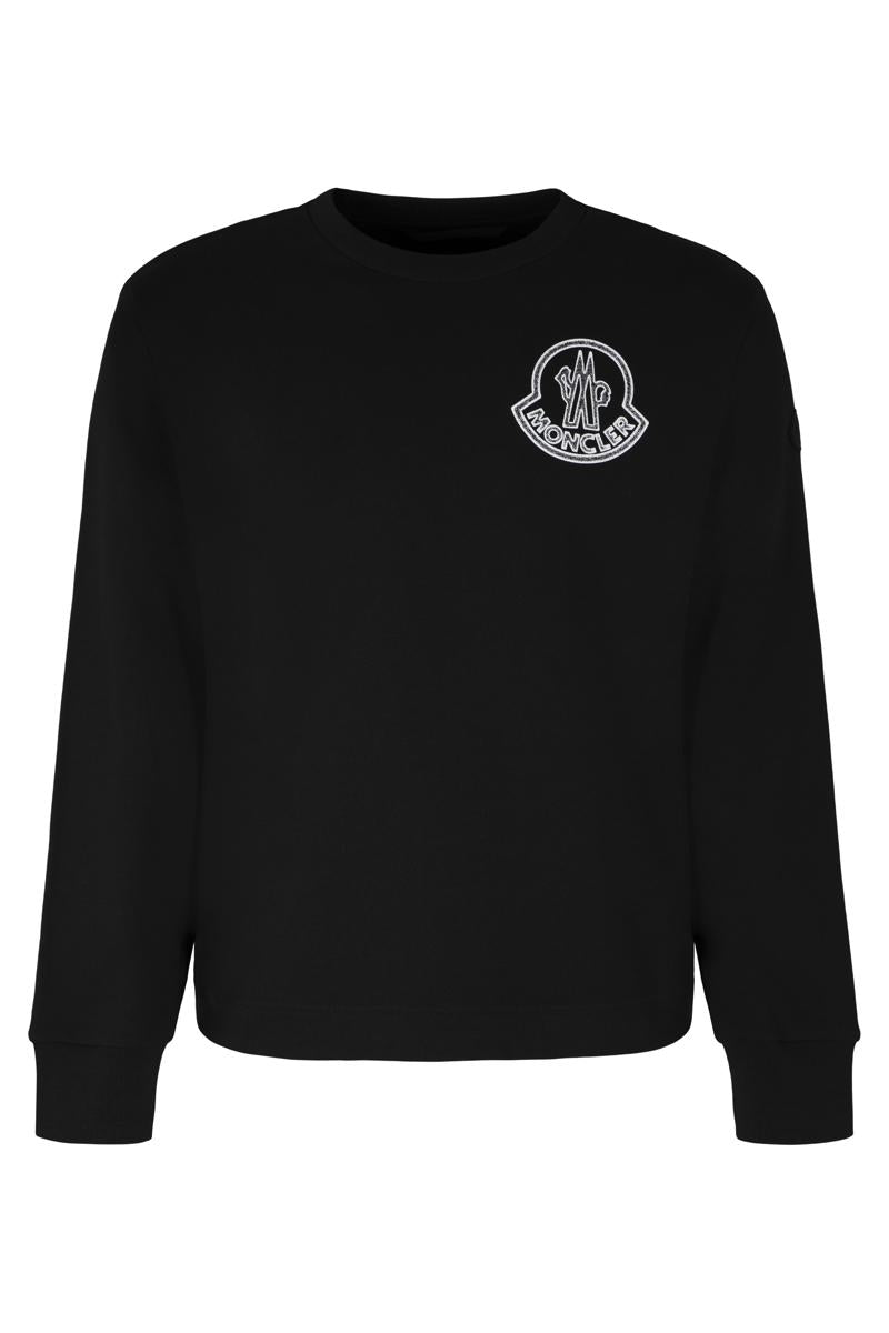 Moncler Cotton Crew-Neck Sweatshirt