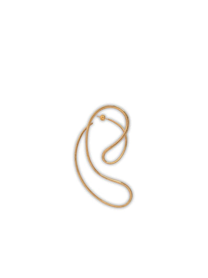Panconesi Gold 'P Continua Large' Earrings