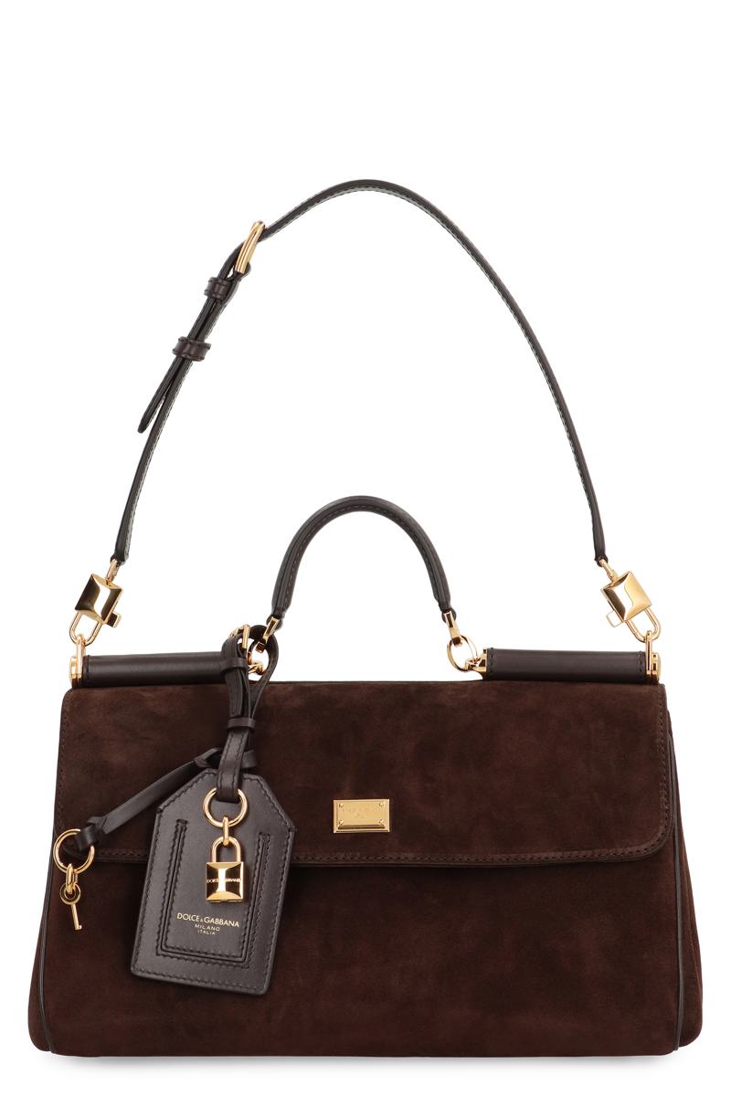 Dolce & Gabbana My Sicily Suede Handbag