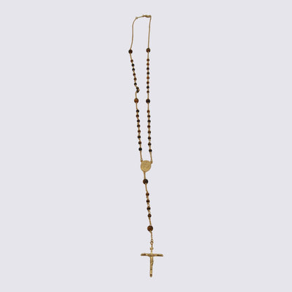 Dolce & Gabbana Black And Gold Tone Necklace