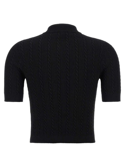 Balmain Short Sleeve Cardigan