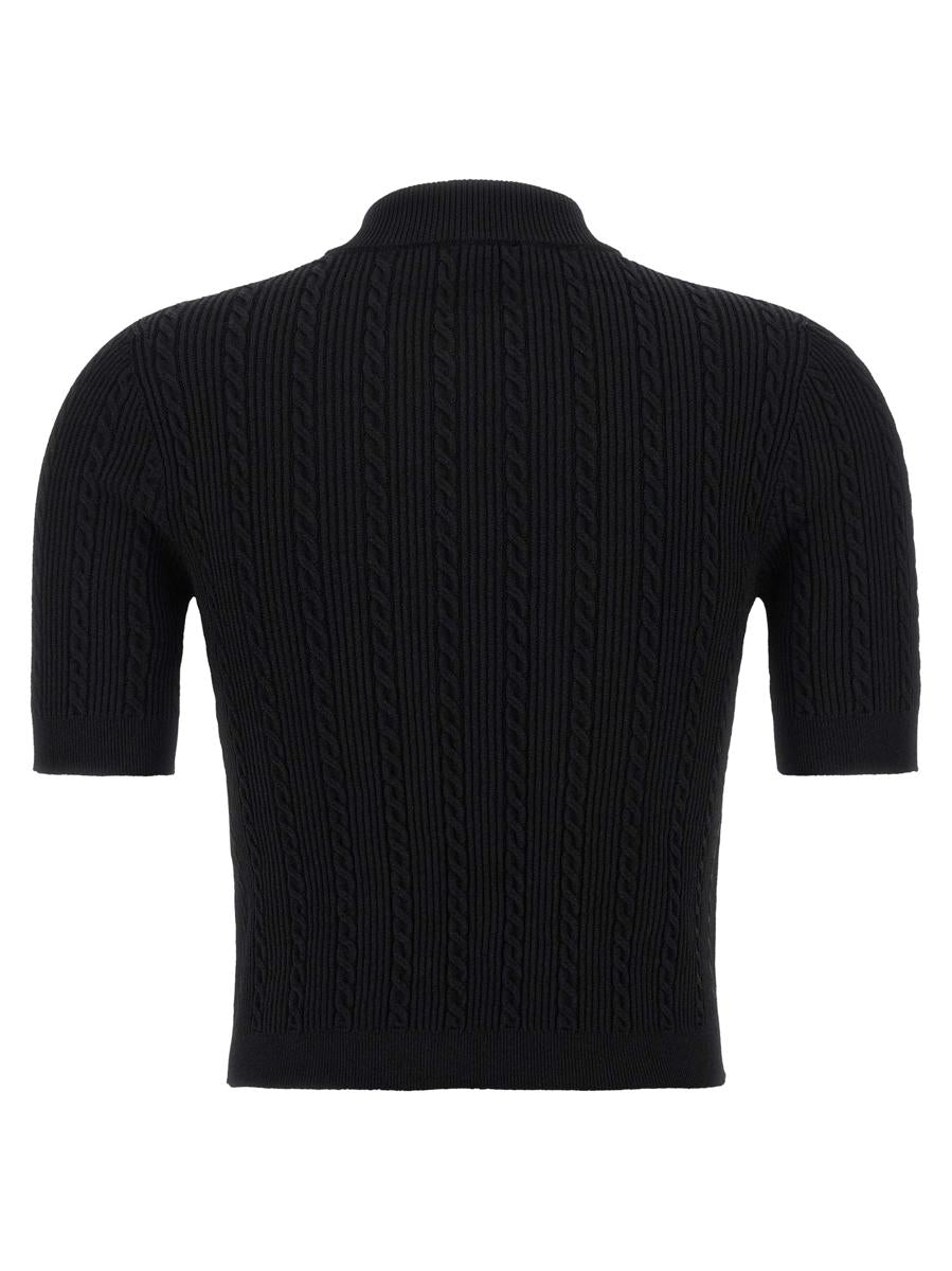 Balmain Short Sleeve Cardigan