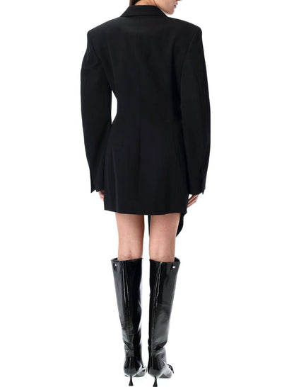 Alexander Wang Asymmetric Blazer Minidress