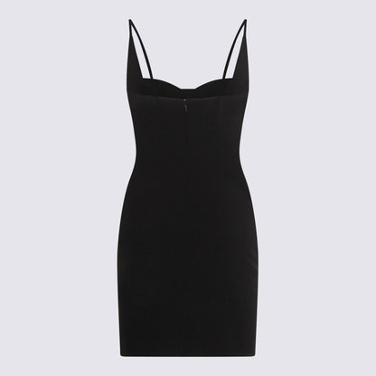 Roberto Cavalli Black Viscose Mini Dress