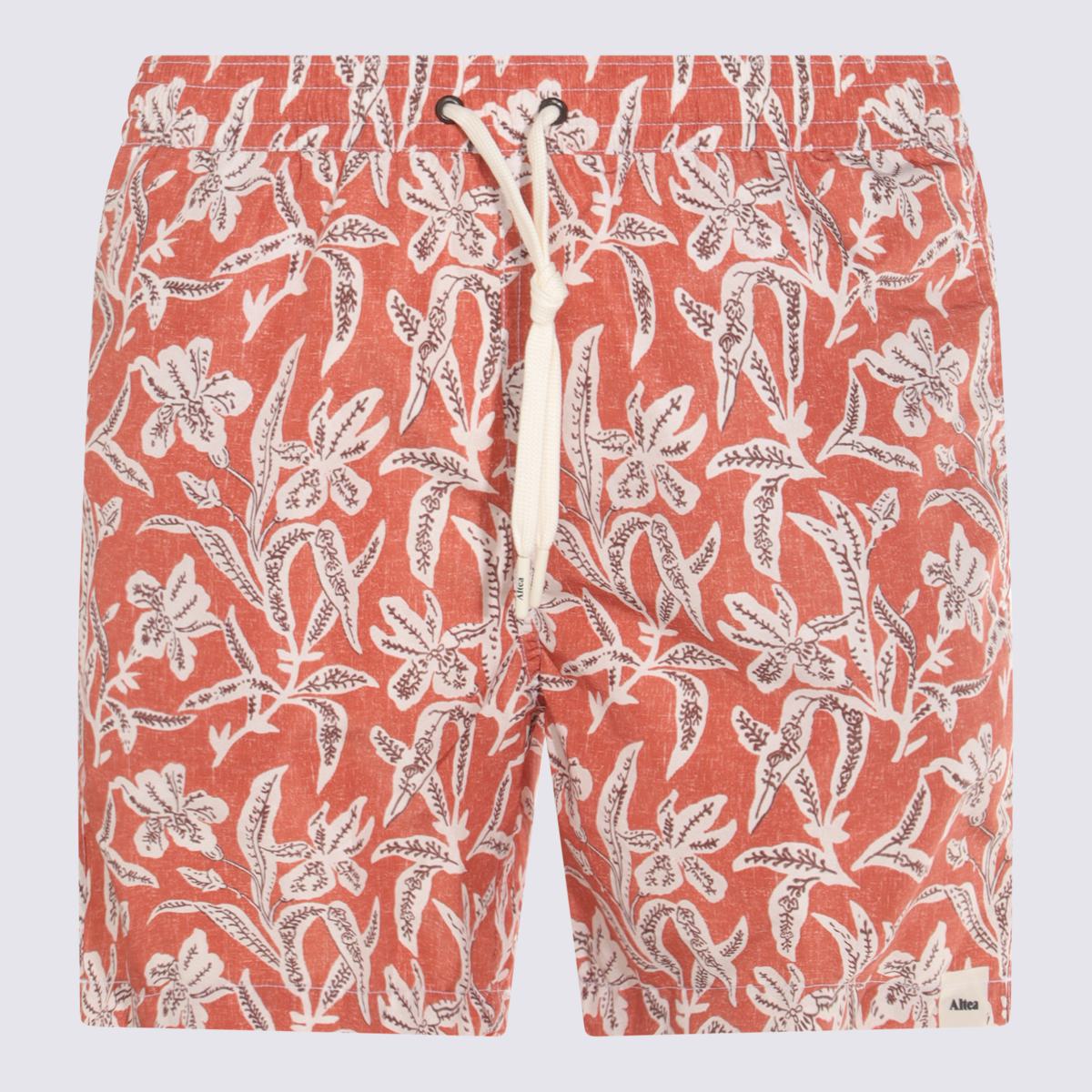 Altea Orange And Multicolor Beachwear