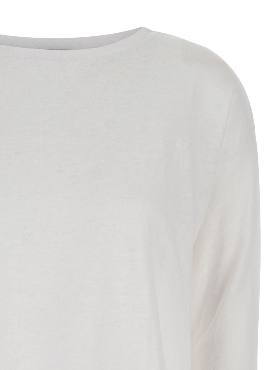 Allude Shirt With Boart Neckline