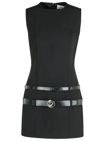 Coperni Black Polyester Dress