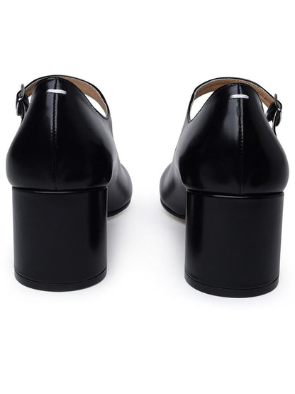 Maison Margiela Black Leather Pumps