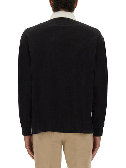Hugo Boss Polo Shirt With College Style Logo