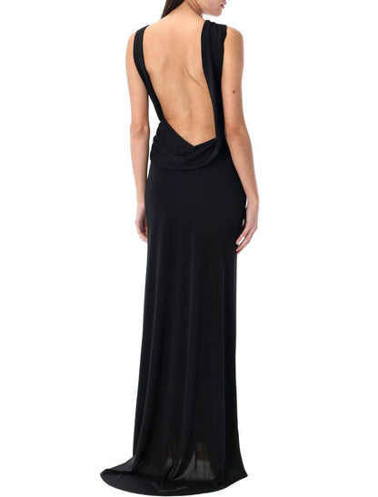 The Andamane Venere Draped Maxi Dress
