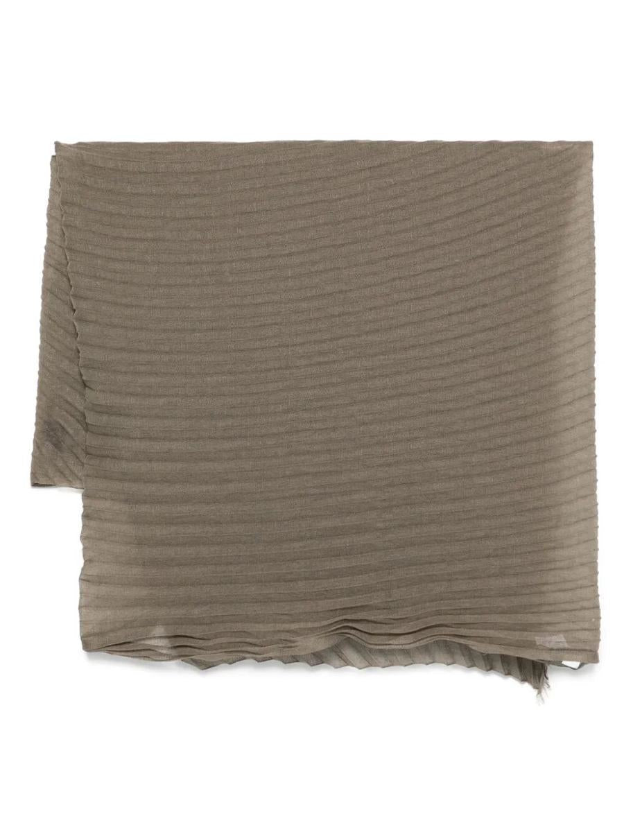 Issey Miyake "Pleats" Silky Wool Stole Accessories