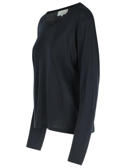 Loulou Studio Black Wool Blend Sweater