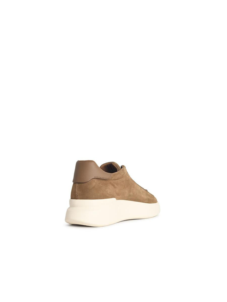Hogan 'H580' Beige Suede Sneakers