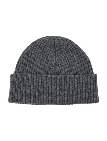 AMI Paris De Coeur Wool Beanie Grey