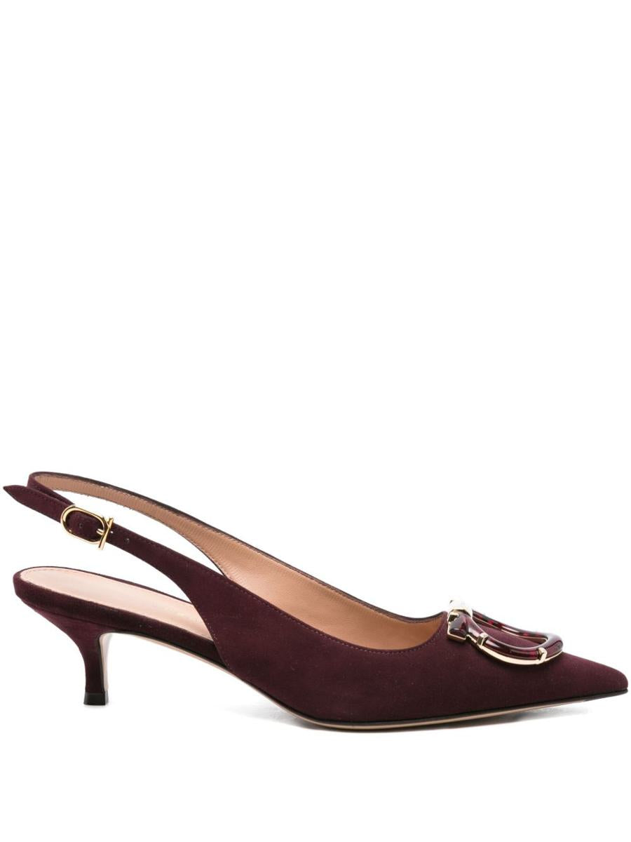 Salvatore Ferragamo Leather Slingback Pumps