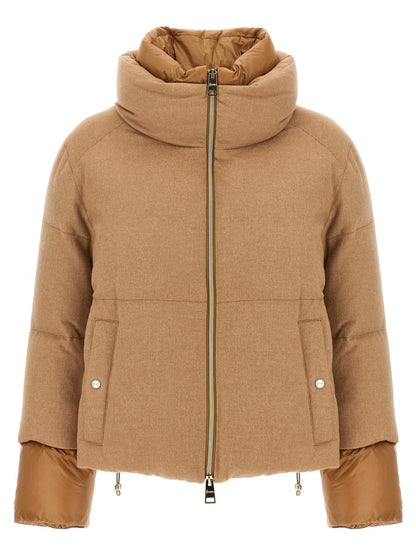 Herno Two-Material Puffer Jacket