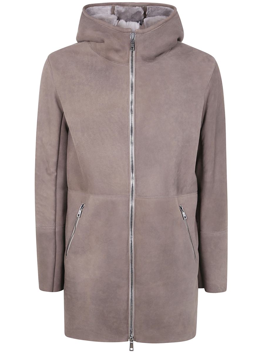 Giorgio Brato Mutton Velour Hooded Jacket Clothing