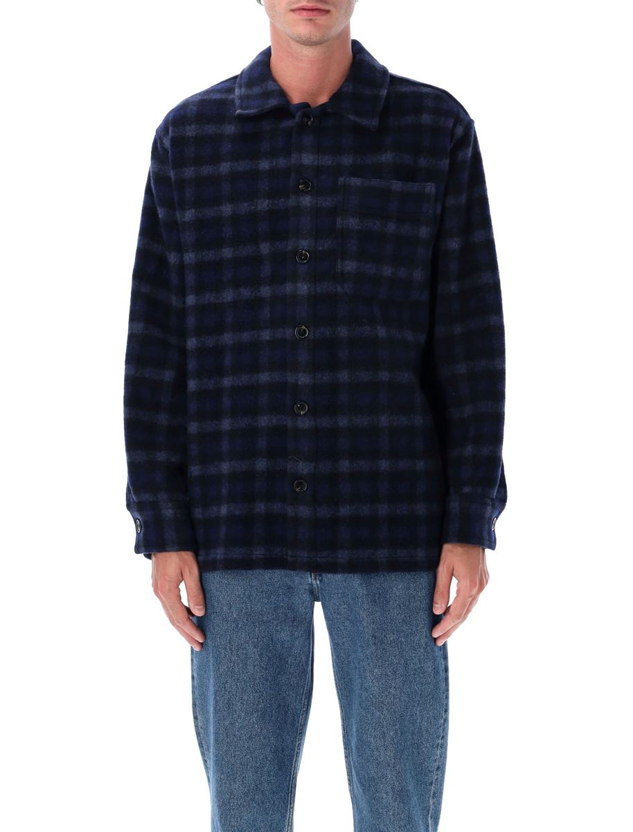 A.P.C. Stanley Checked Wool Overshirt