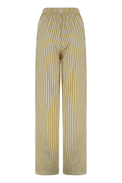 Elisabetta Franchi Poplin Cotton Trousers