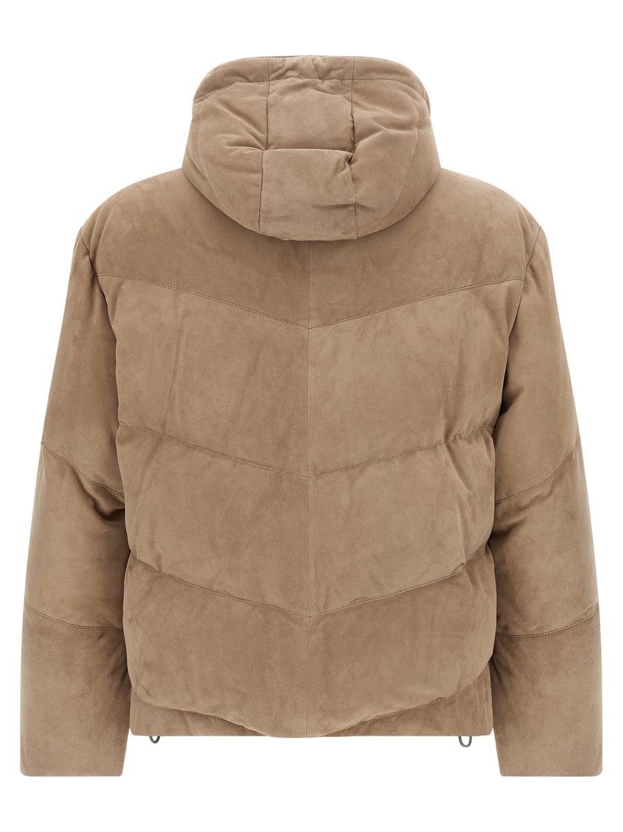 Brunello Cucinelli Suede Down Jacket