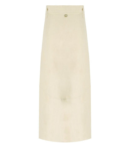 Twinset Beige Belted Skirt