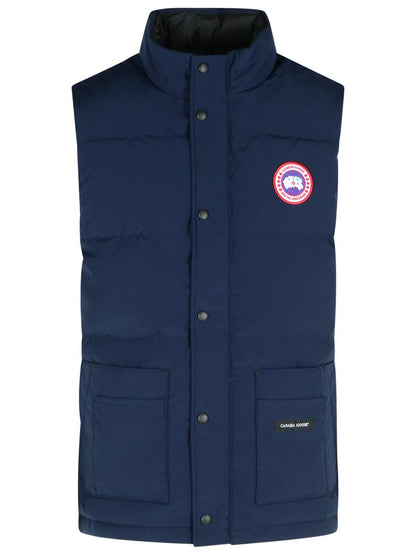 Canada Goose 'Freestyle' Blue Cotton Blend Vest