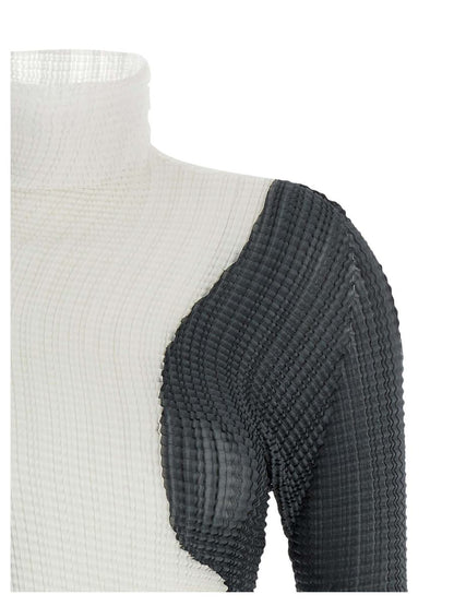 Issey Miyake 'Abstract Tint Pleats' Blouse