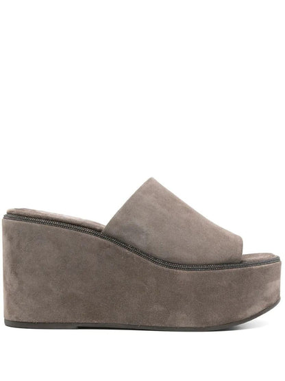 Brunello Cucinelli Classic High Mule Shoes