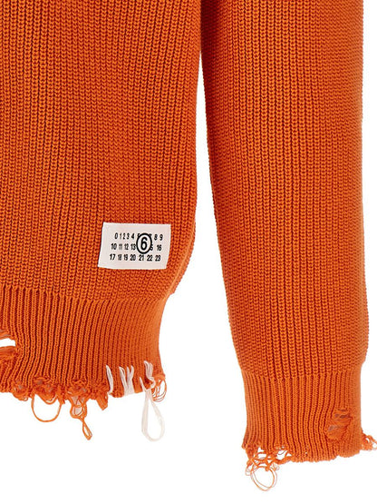 MM6 Maison Margiela Destroyed Sweater