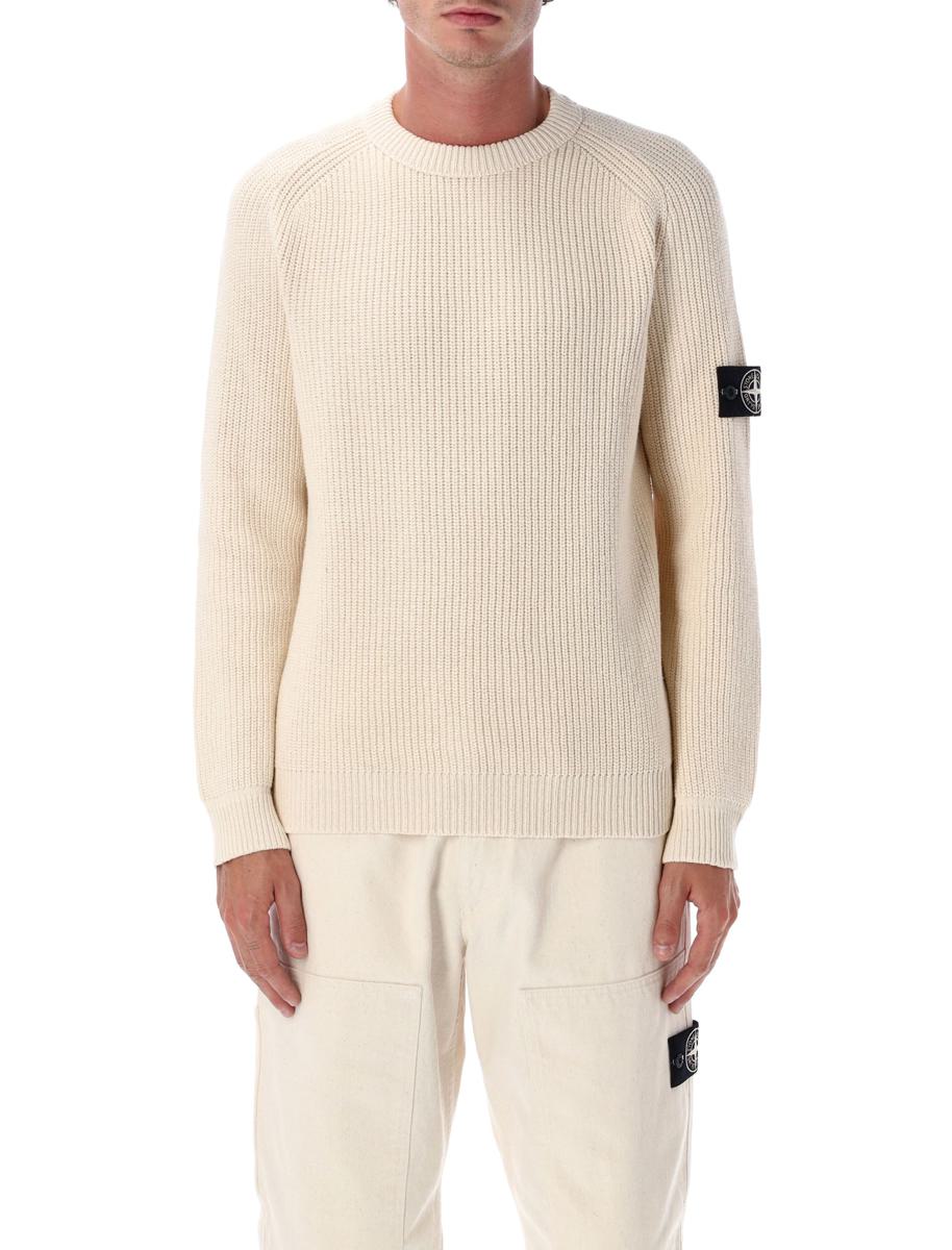 Stone Island Fisherman Rib Cotton Jumper
