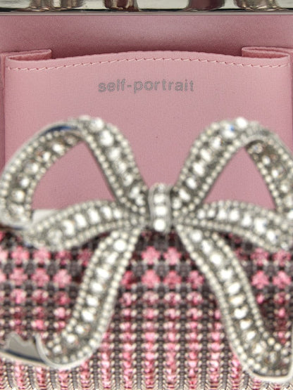 Self-Portrait 'Pink Crystal Box' Clutch