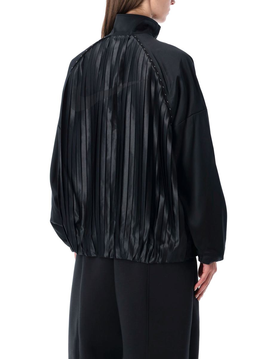 Nike Satin Pleated Oversized Tracksuit Jacket  Sportswear Collection