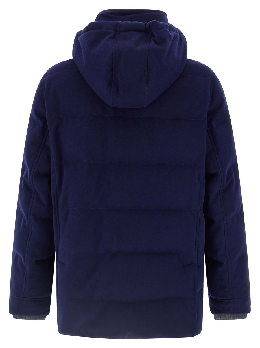 Brunello Cucinelli Flannel Down Jacket