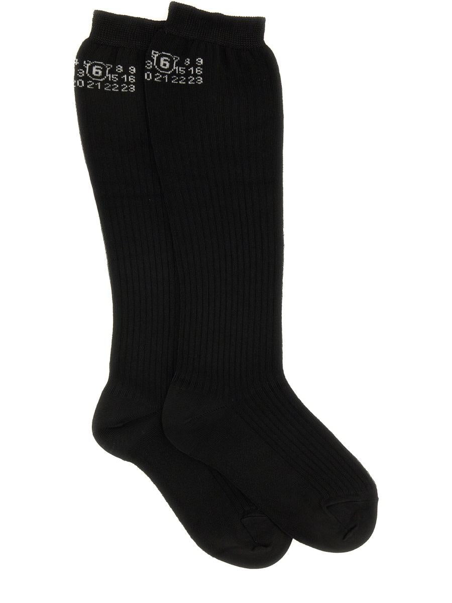 MM6 Maison Margiela High Socks