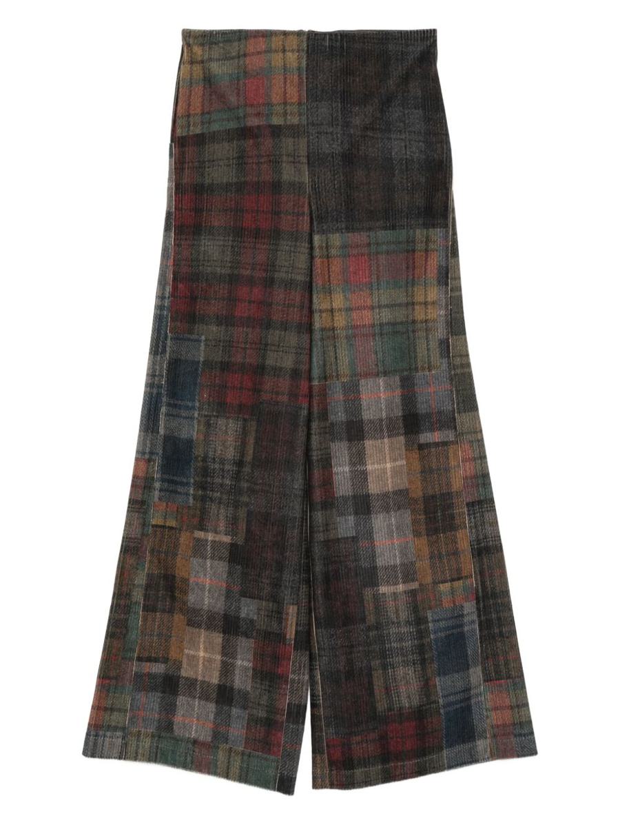 Bye Patchwork Design Trousers