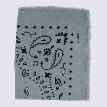 Kujten Blue Wool Scarves