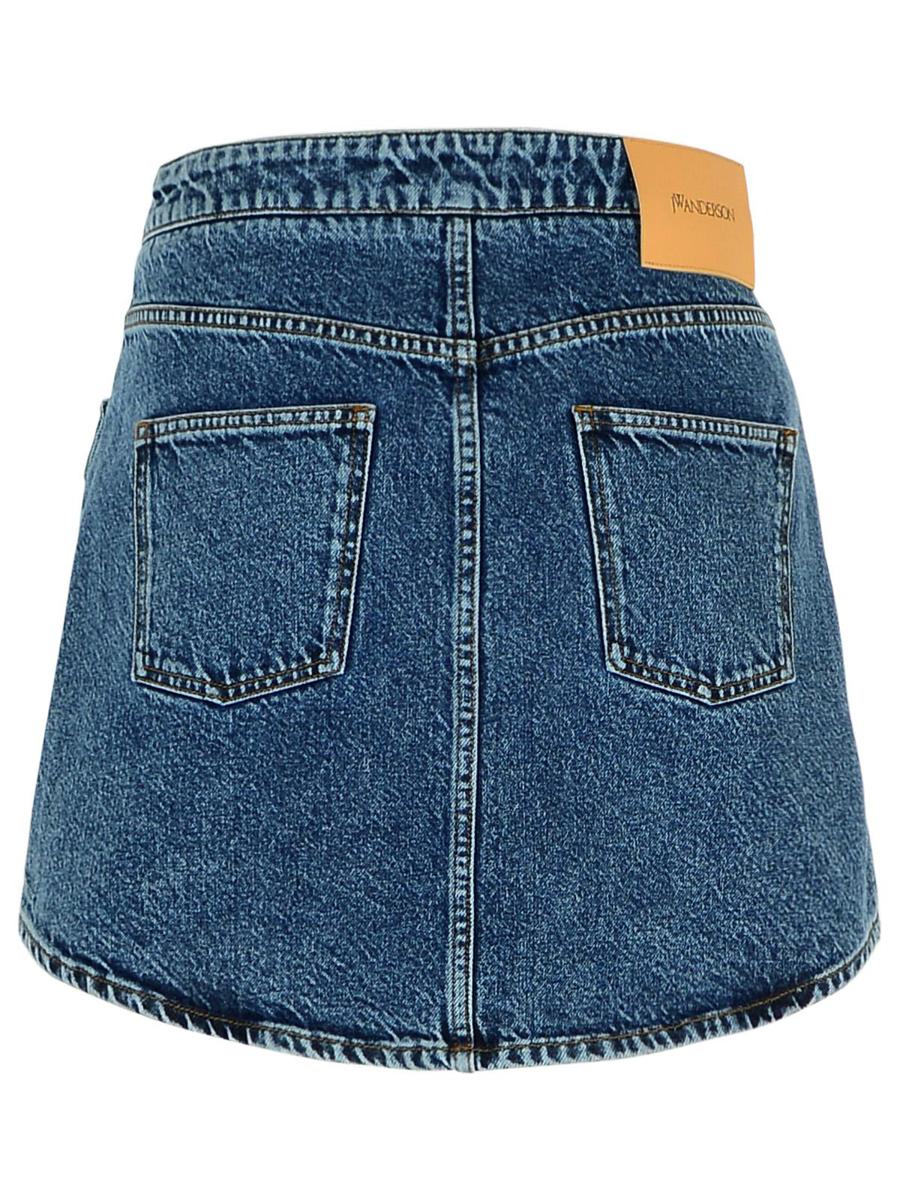 JW Anderson Blue Denim Miniskirt