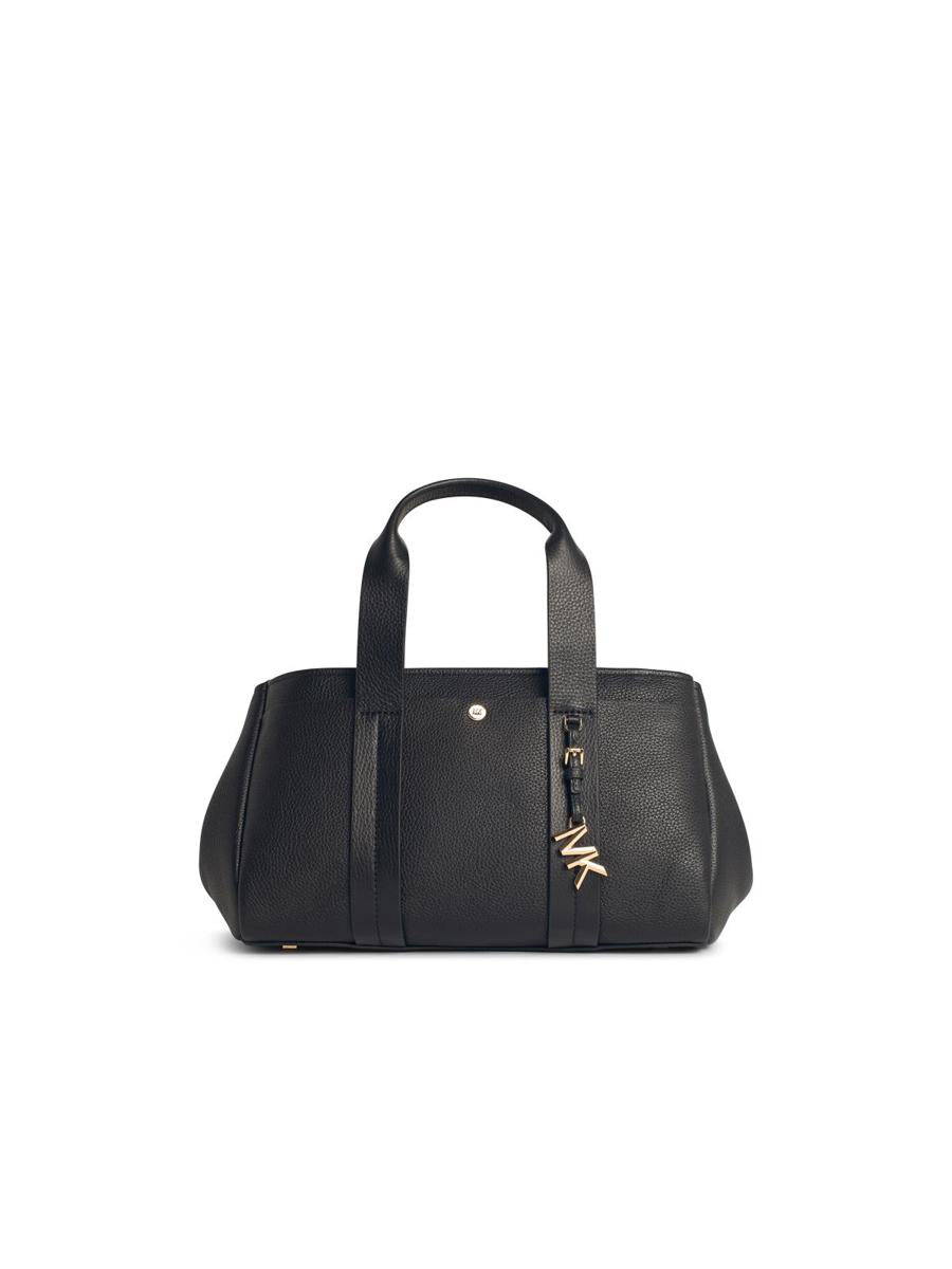 Michael Kors 'Romee' Black Leather Bag