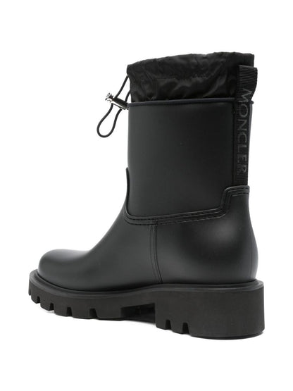 Moncler Black 'Kickstream' Rain Boots