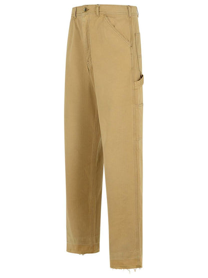Maison Margiela Beige Cotton Pants