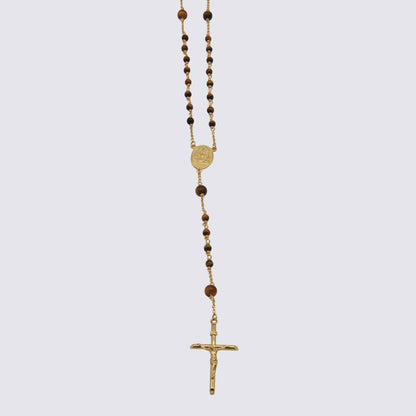 Dolce & Gabbana Black And Gold Tone Necklace
