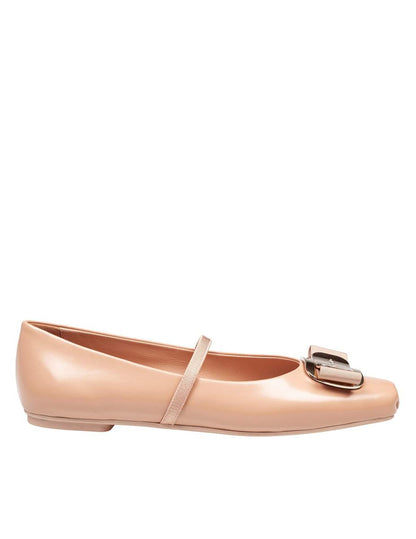 Salvatore Ferragamo Soft Leather Ballerina Flat