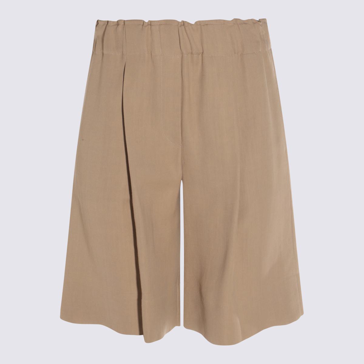 Antonelli Beige Linen Shorts